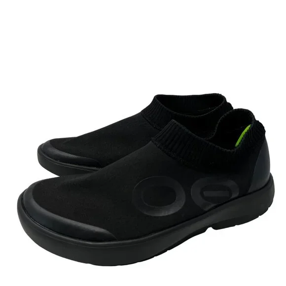 Oofos OOmg eeZee Men’s Size 12.5 Comfort Slip On Recovery Sneaker Shoe Black EUC MENS OOFOS OOMG SPORT LOW RECOVERY SLIP ON SHOE | BLACK  main image 3
